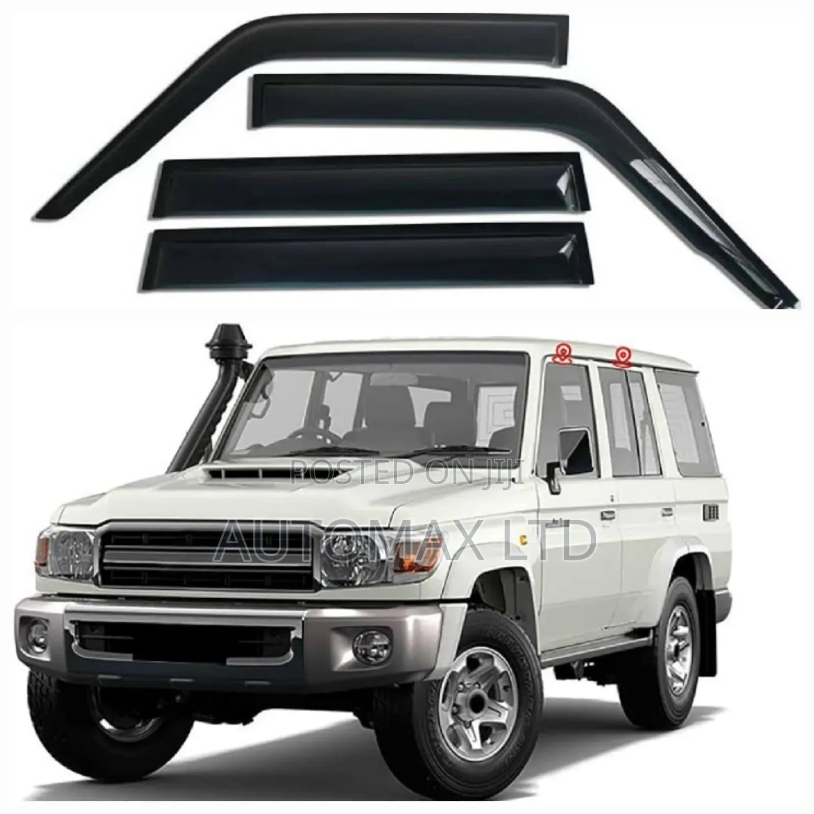 Toyota Land Cruiser Prado, Box Series, Wind Breakers
