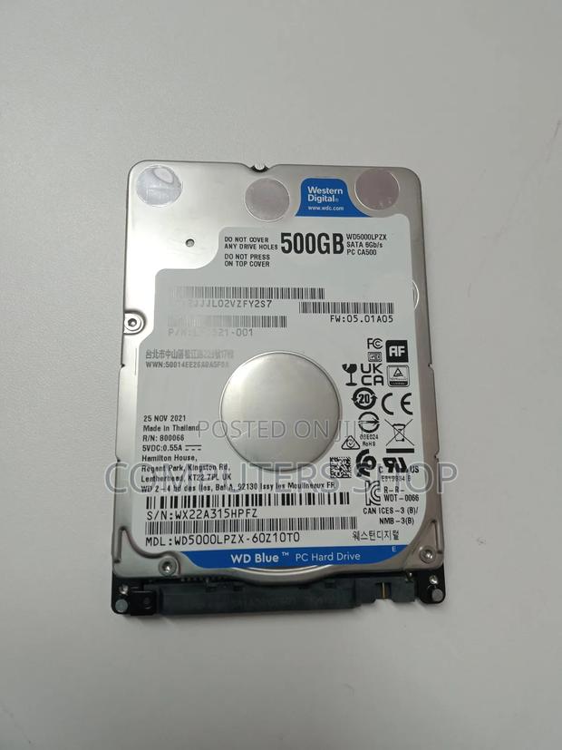 500 GB Laptop Hard Disk - main view