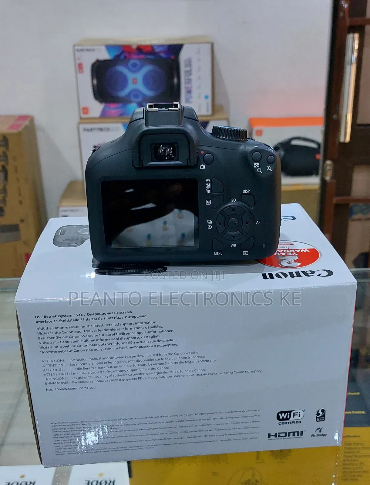 Canon Eos 4000d DSLR Camera and Ef-S 18-55 Mm