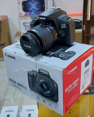 Canon Eos 4000d DSLR Camera and Ef-S 18-55 Mm