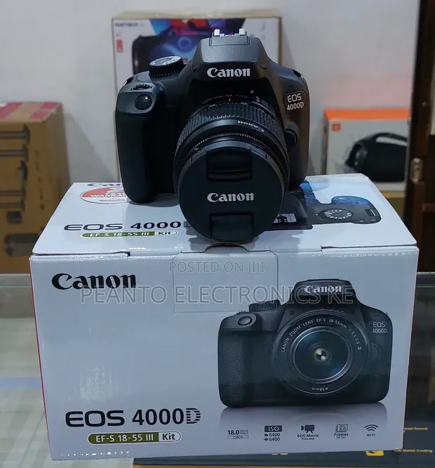 Canon EOS 4000D + Obiettivo EF-S 18-55 III – 18MP, ISO 100-6400, Video 1080p, Reflex Per Principianti - 5