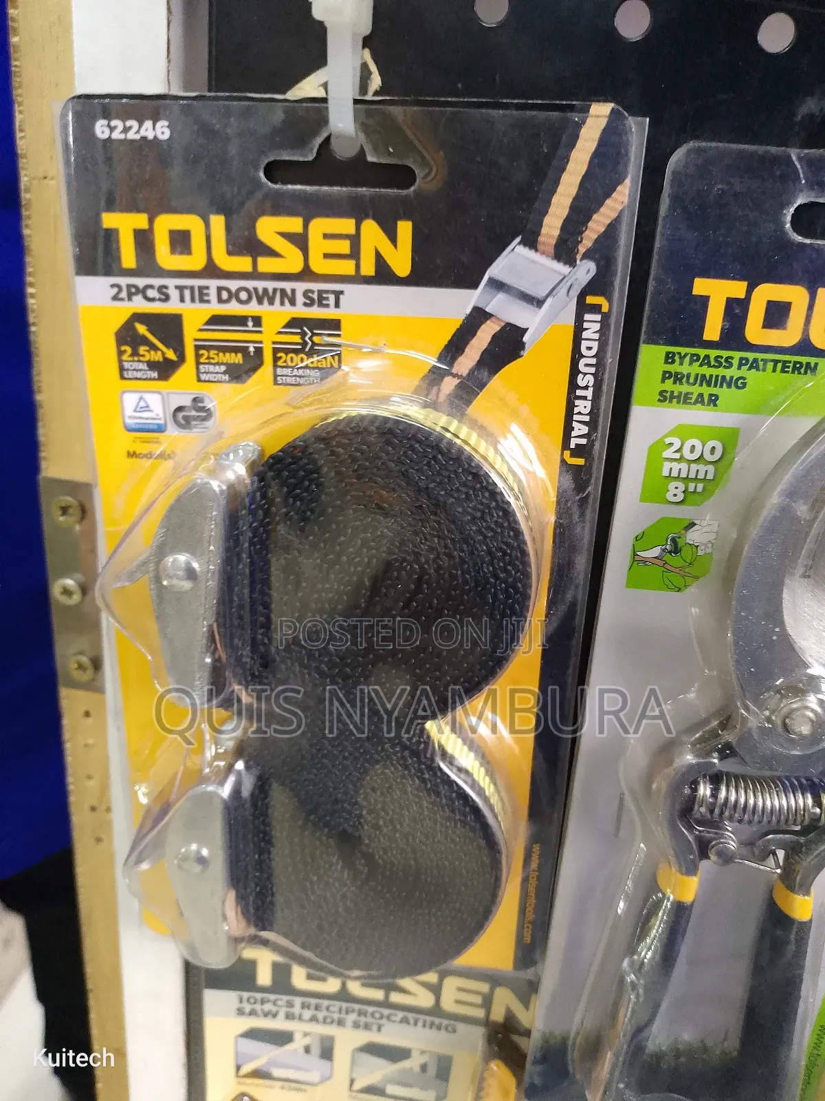 Tie Down Set (2pcs) Tolsen