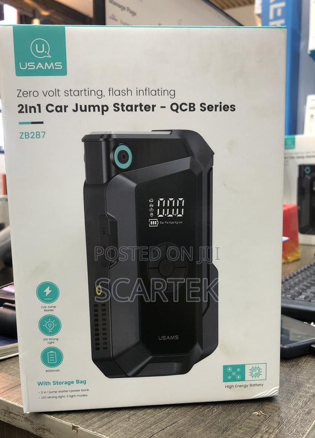 Usams 2IN1 Car Jump Starter-QCB Series - thumbnail 2