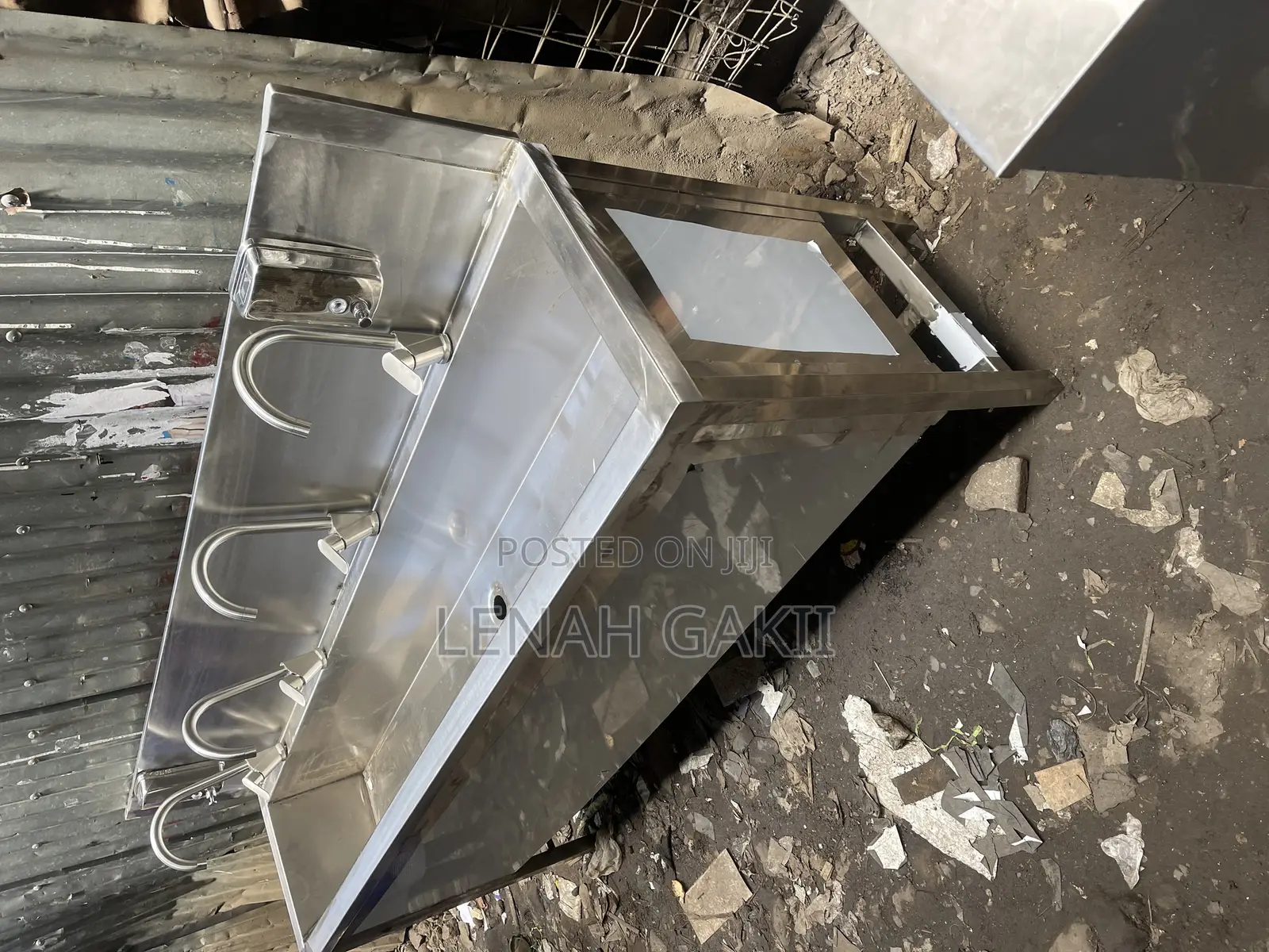 Medical Scrub Sink - Antibacterial Wall Mounted