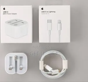 Apple 20W iPhone Charger
 20W Power Adapter