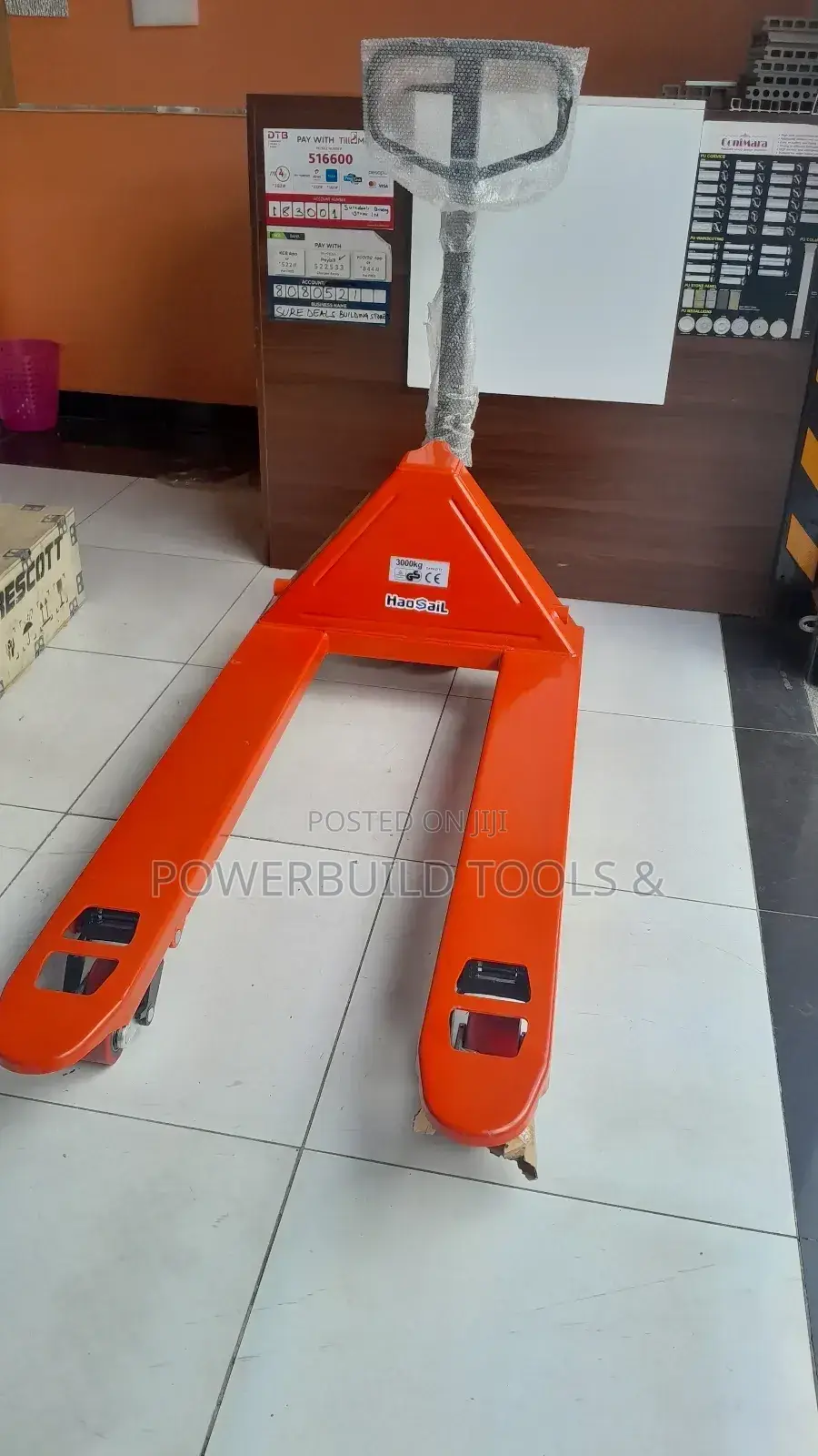 Hydrolift 3000kgs Pallet Truck Wide Base