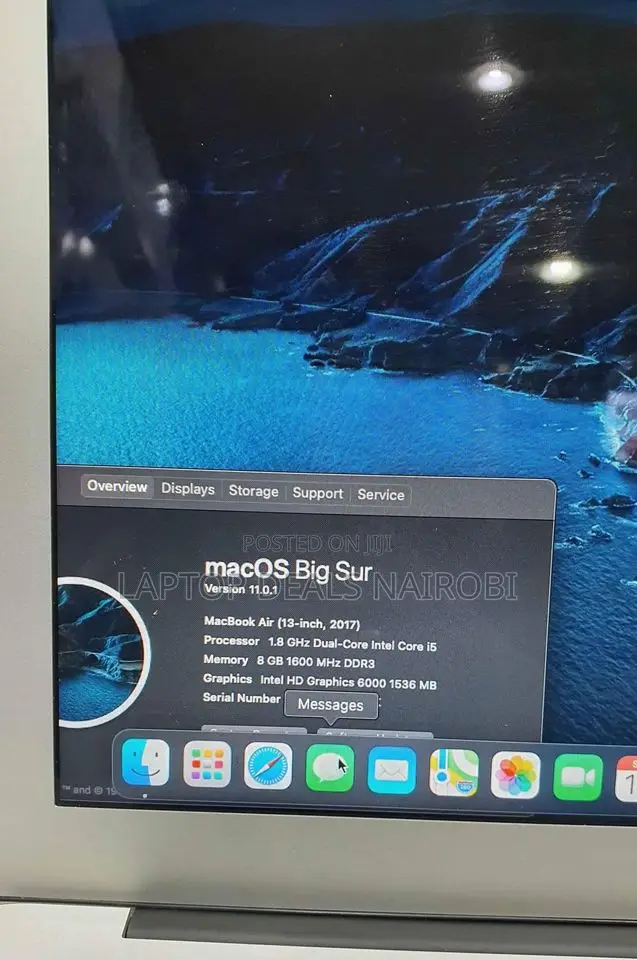 Laptop Apple MacBook Air 2017 8GB Intel Core I5 SSD 512GB