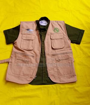 Customized Corporate Outfit (Sleeveless Jacket & Hat) - main view