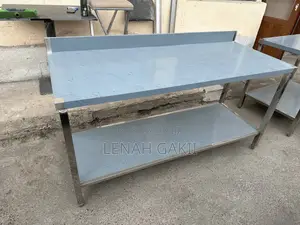 Commercial Kitchen Work Table - Stainless Steel
