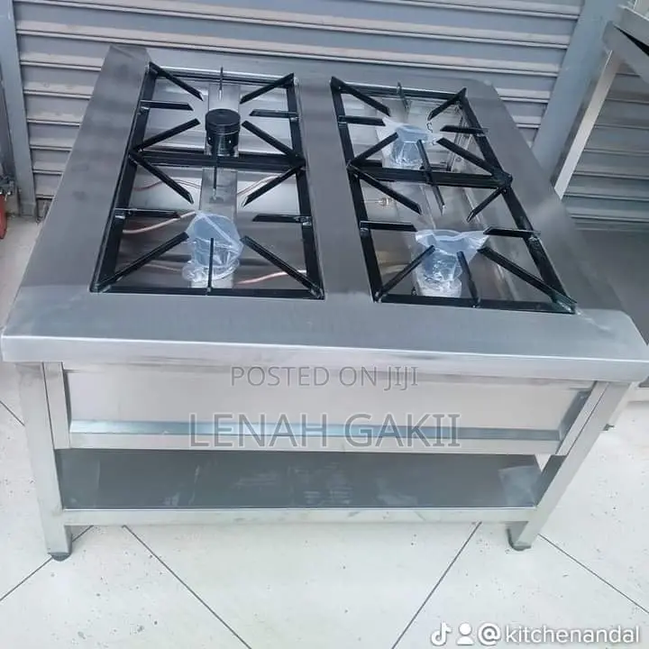 4 Burner Gas Cooker Commercial
