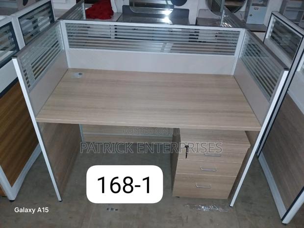 Executive Imported Modern Two Way Workstation - thumbnail 2