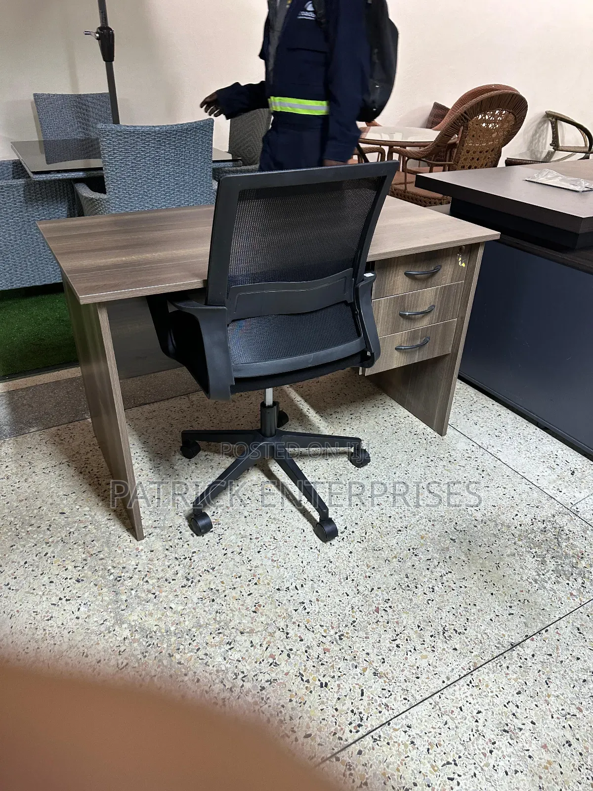 1.2 MTRS Office/Home Study Desk Plus Office/Home Study Chair