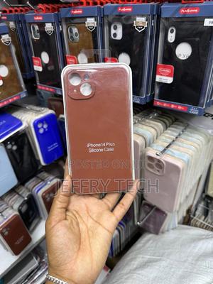 iPhone 14 Plus Silicone Case - Brown - thumbnail 2