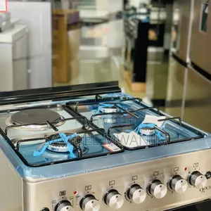 Roch Cooker 3 Gas + 1 Electric With Electric Oven Silver