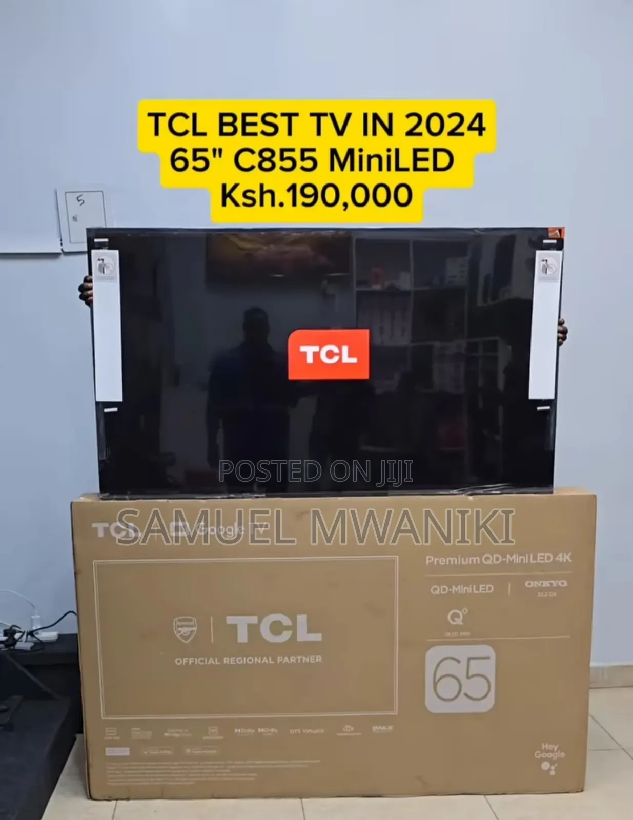 TCL 65′′ Premium Qd-Mini LED Uhd Google TV C855