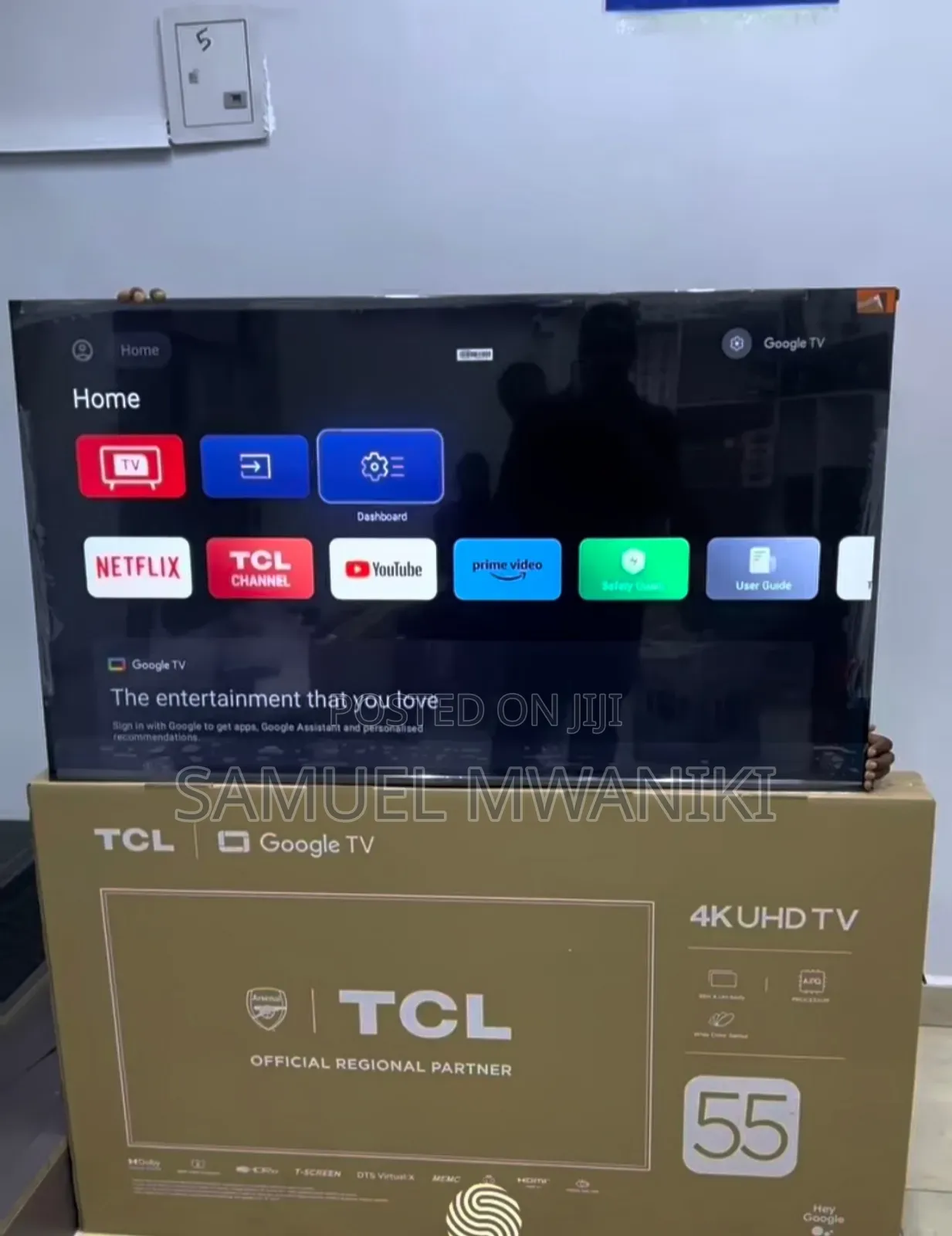 TCL 55′′ P755 Uhd 120hz HDR Google Tv (New Model 2024)