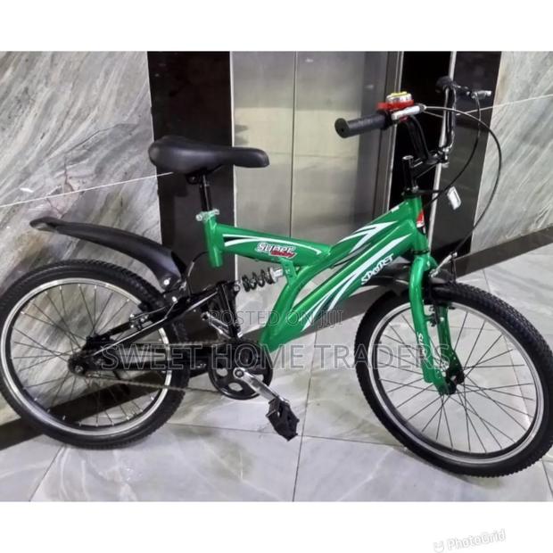 Bike Size 20 With Shock Absorber Green