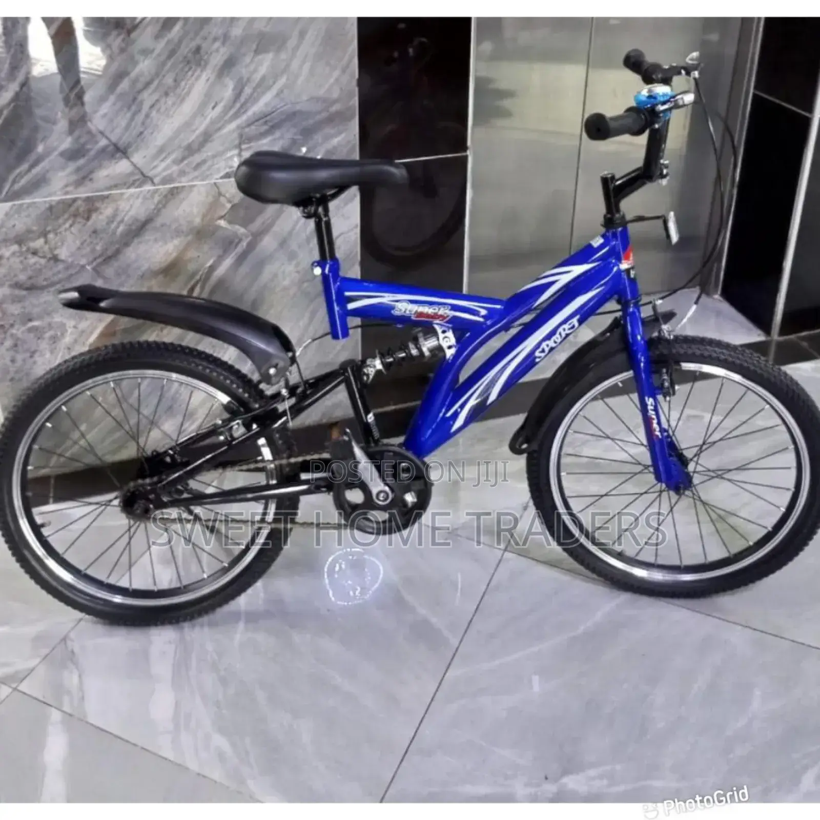 Bike Size 20 With Shock Absorber Blue