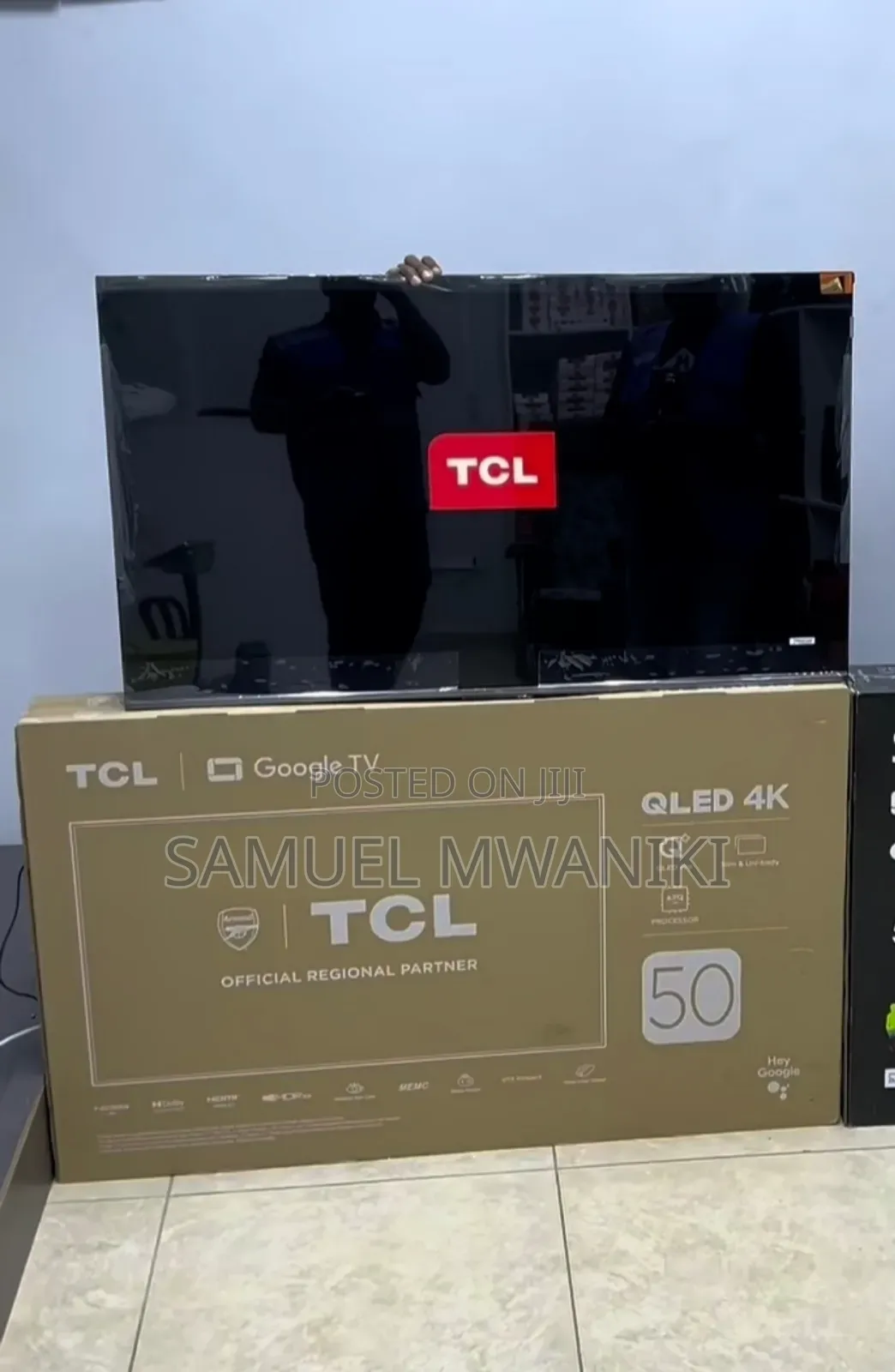 TCL 50′′ Qled Pro Uhd Smart Google Tv – 50c655 New Model