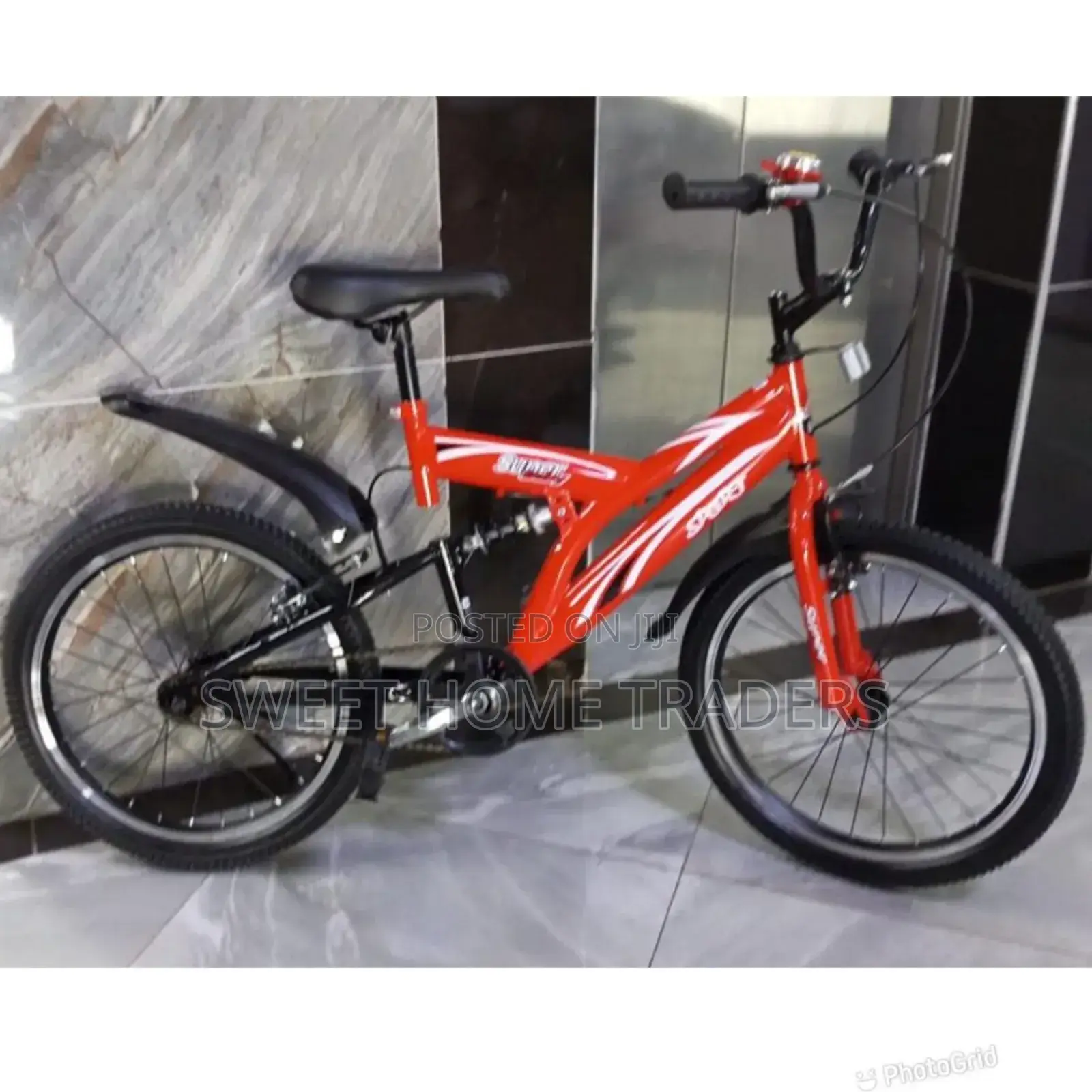 Bike Size 20 With Shock Absorber Red