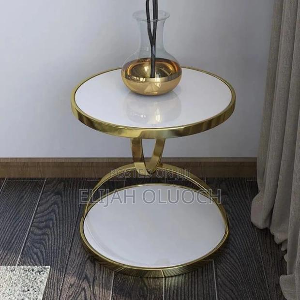 2 Tier Tempered Glass Side Table at KSH