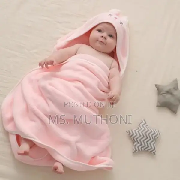 Animal Print Baby Bath Hooded Towels*
