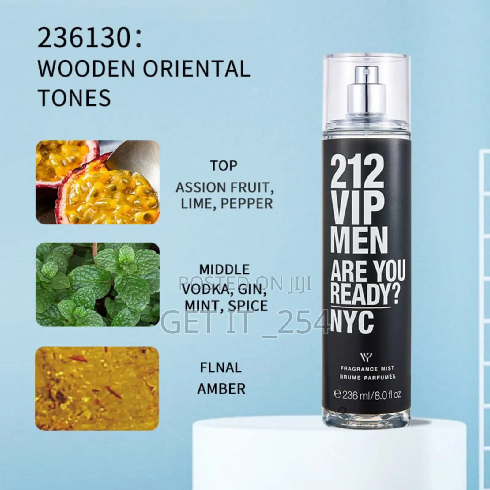 *Men Perfume Body Mist*
 236 Ml 
R,