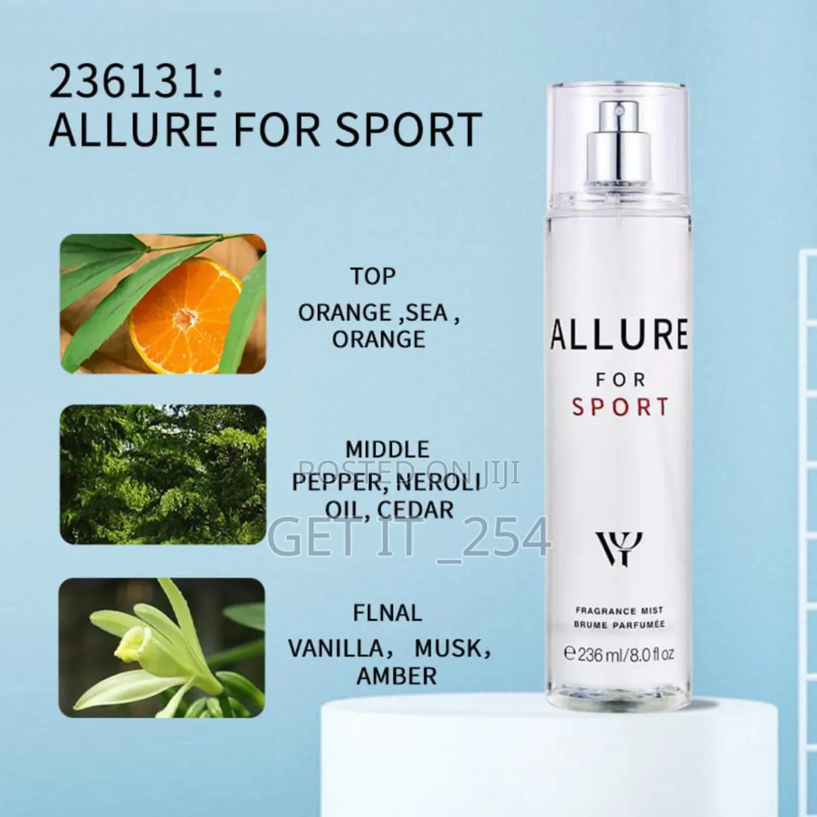 *Men Perfume Body Mist*
 236 Ml 
R,
