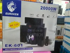 Euroken 3.1CH EK601 Subwoofer Sound System -20000w