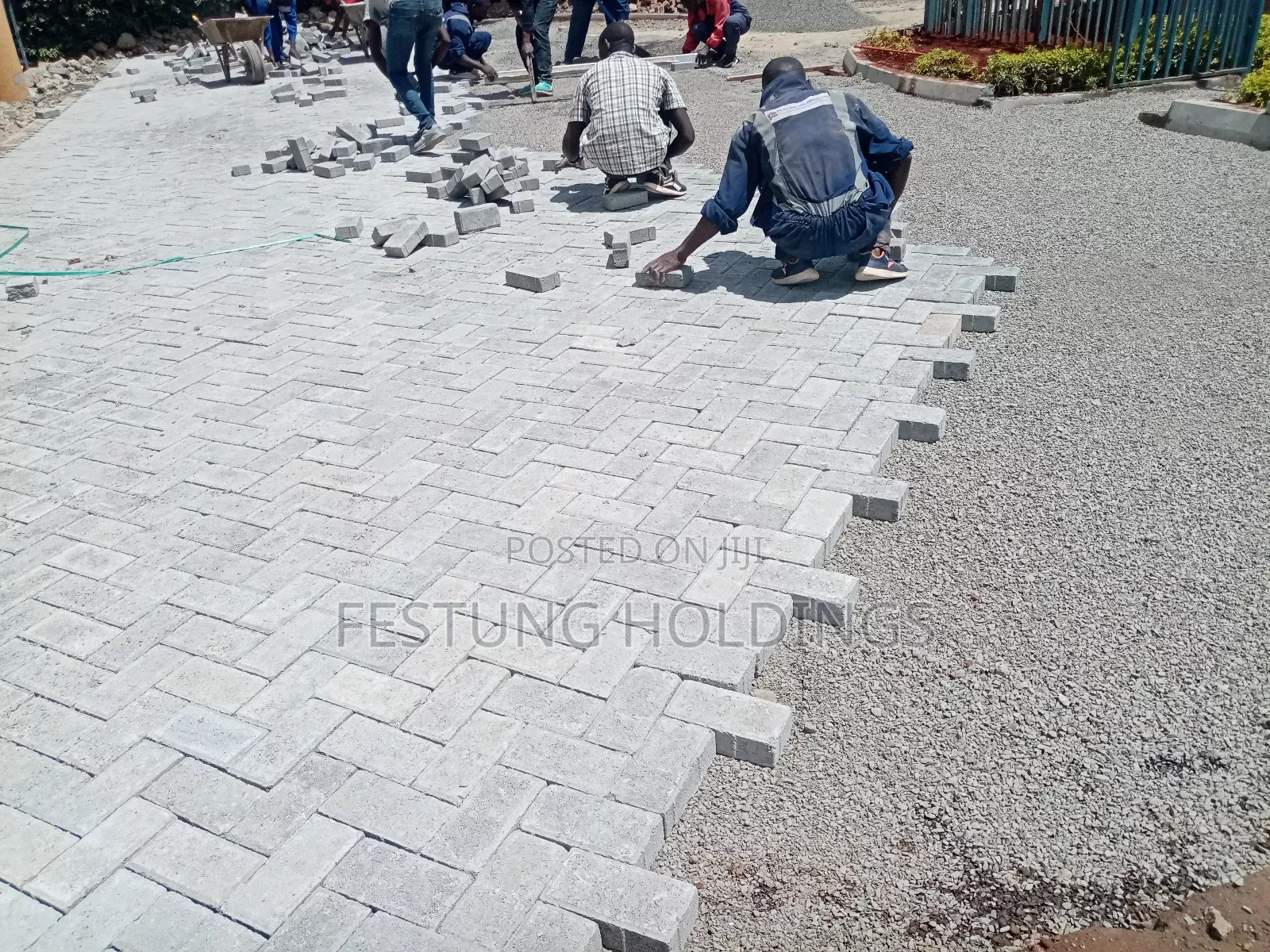 Cabros/Paving Blocks Laying
