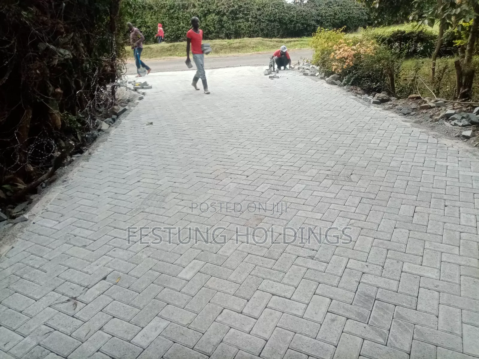 Cabros/Paving Blocks Laying