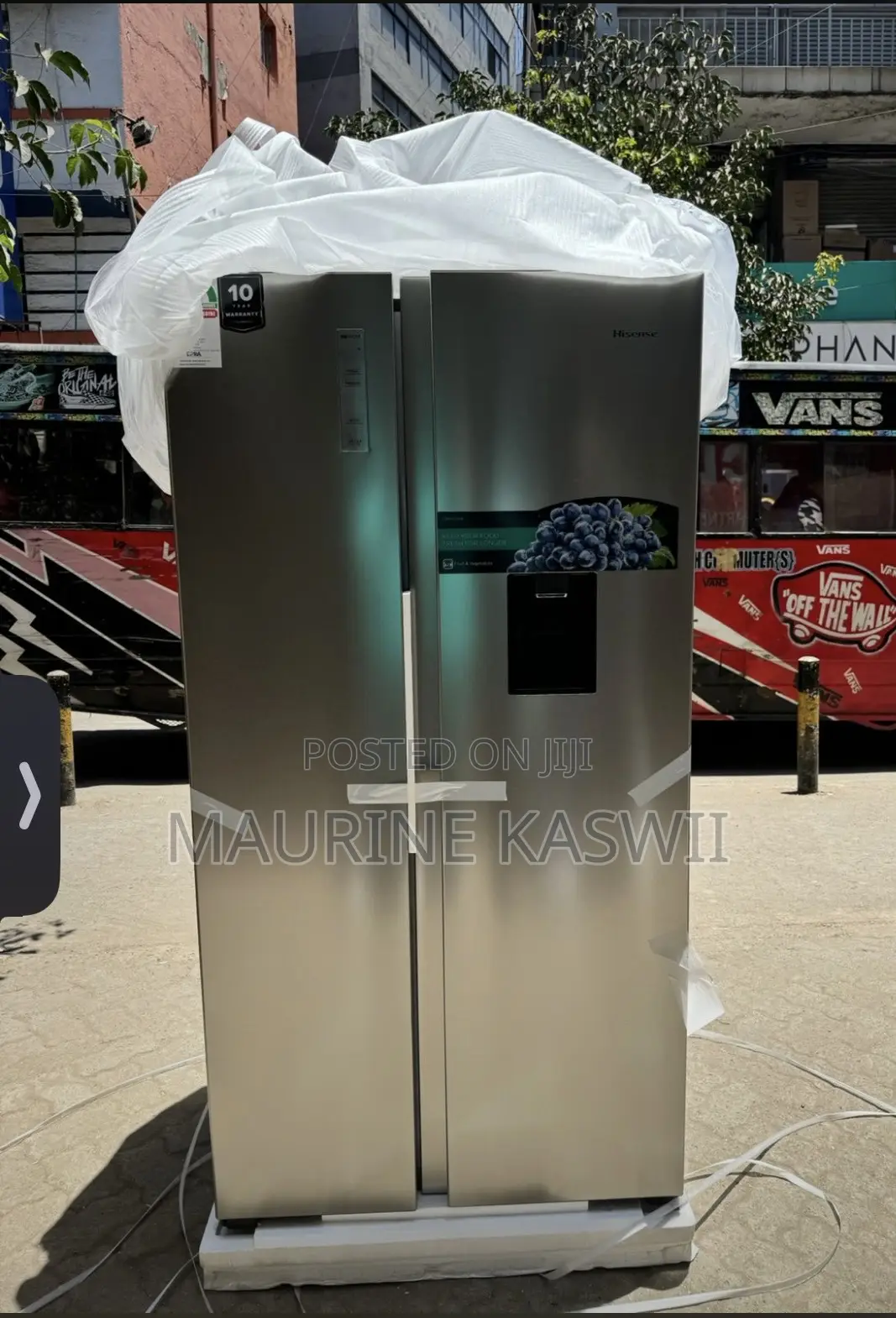 Hisense 518l Ref518dr Side by Side Silver