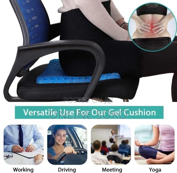 Soft High Elastic Gel Flexible Support Cushion Pad Seat - thumbnail 4