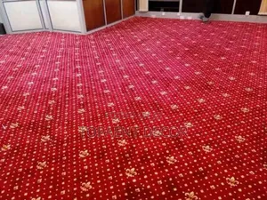 Red Flowered VIP Office Carpets
