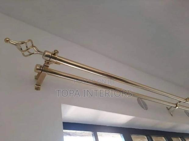 Adjustable Three Metres Double Door Curtain Rods