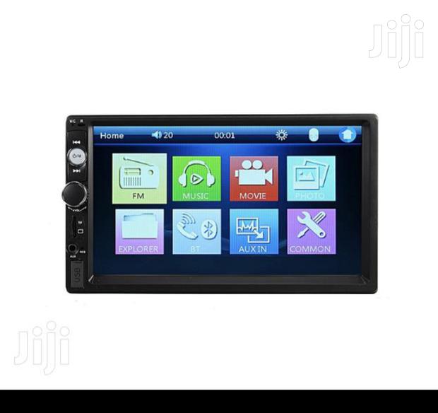 New Double Din Car Radio With Bkuetooth, Usb, Sd, Reverse Camera.