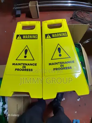Yellow Wet Floor Branding