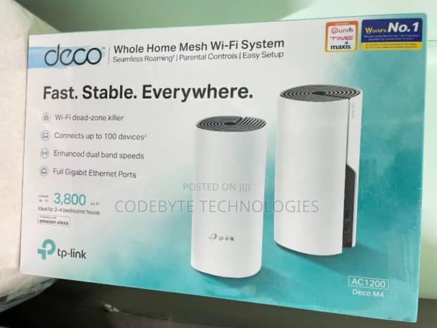 Tp-Link Deco M4 AC1200 Whole Home Mesh Wi-Fi System (2 Pack) - main view