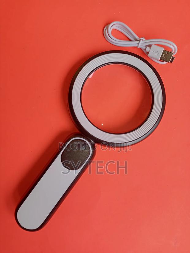 Rechargeable 3 Lighting Modes Magnifying Glass - main view