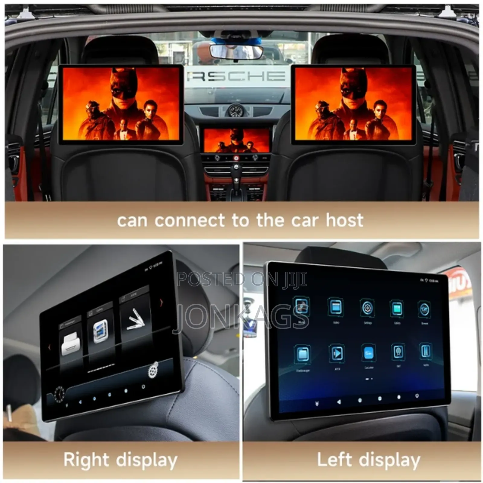 Android 11 Car Headrest With Carplay Screen