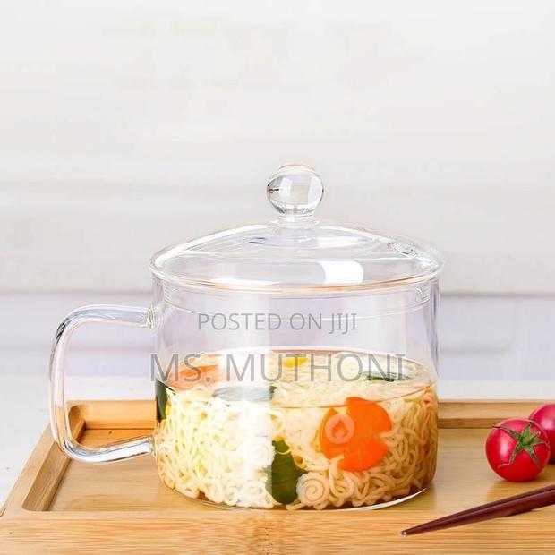 Glass Heat Resistant Cooking Pot With Handle - thumbnail 8