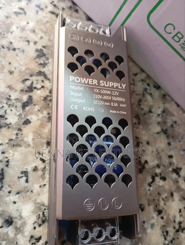 12v 100w Power Supply Ultra Thin Small - main view