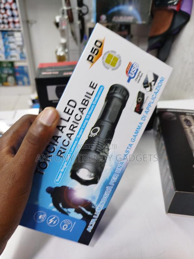 Ultra-bright Rechargeable Led Flashlight With 2000 Lumens - main view