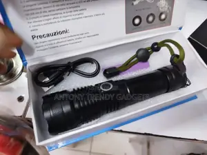 Rechargeable Led Spotlight With 2000 Lumens Flashlight