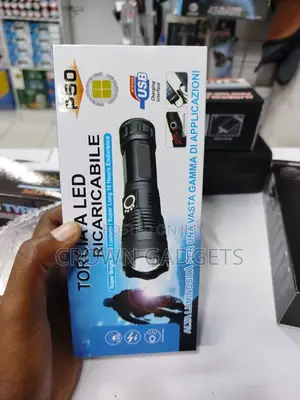 High-Brightness LED Flashlight With 2000 Lumens Flashlight