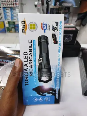P50 Torch Flashlight, Rechargeable LED Flashlight- Lighting