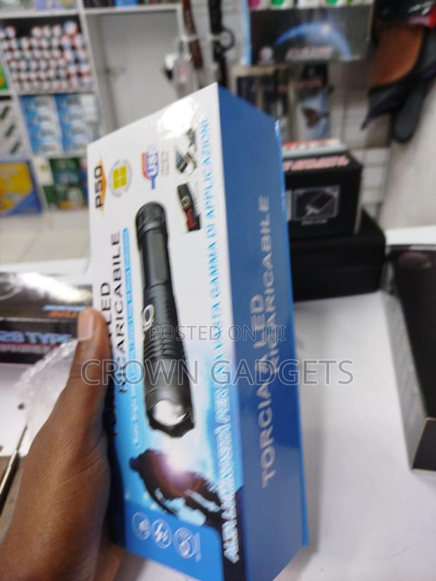 High-Power LED Torch, Rechargeable LED Flashlight - main view
