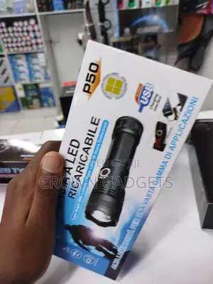Bright LED Torch With Rechargeable LED Flashlight