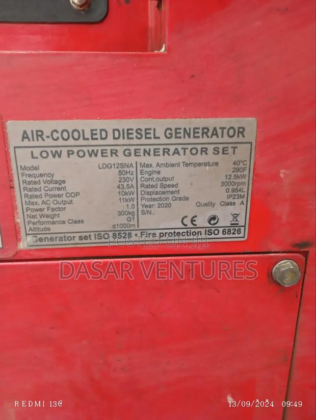 Generator Hire 10kva at 7500 - thumbnail 4