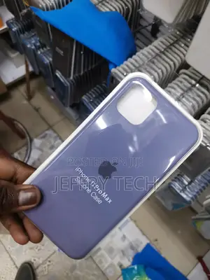 iPhone 11 Pro Max Silicone Case Purple in Color
